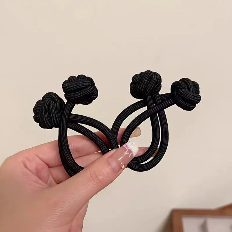 Simplicity Stretchy Rubber Hair Ties for Women, High-Elasticity Fashion Hair Scrunchies for Girls, Hair Accessories