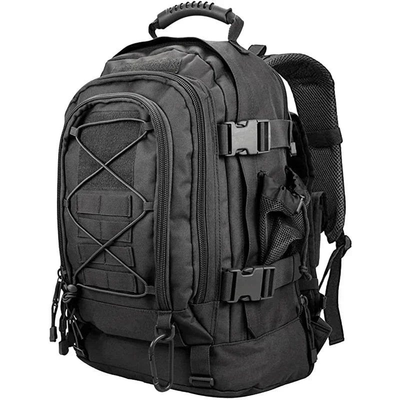 60 L Nylon Tactical Hiking Backpack with Rain Cover Not Included