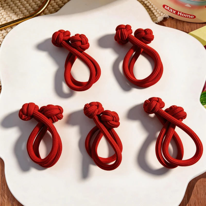 Simplicity Stretchy Rubber Hair Ties for Women, High-Elasticity Fashion Hair Scrunchies for Girls, Hair Accessories