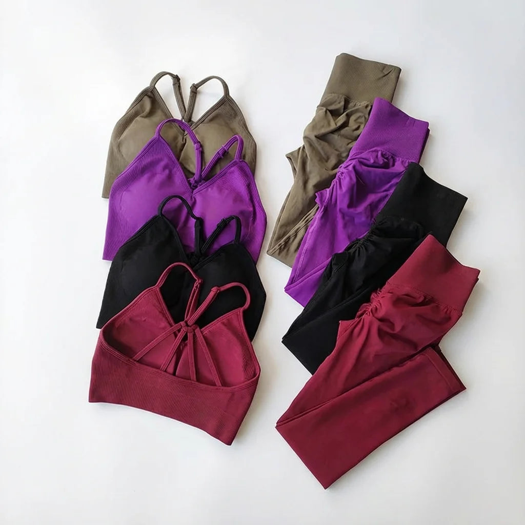 Ensemble yoga femme, haut et legging