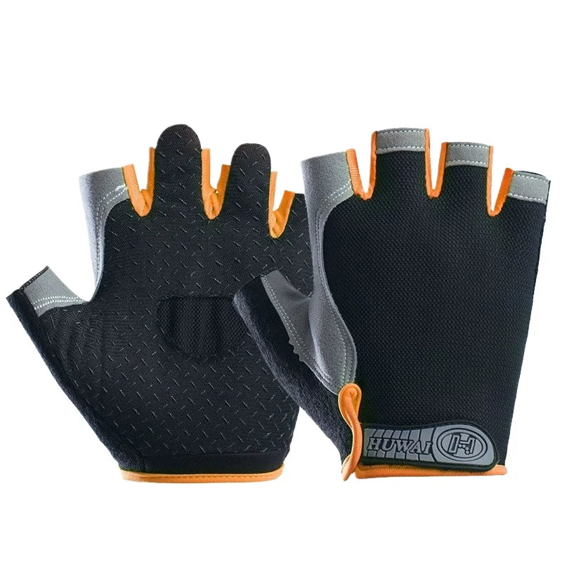 Fingerless Training Gloves for Gym, Weightlifting and Cycling