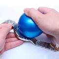 Abridor de tapas traseras de relojes: bola de fricción azul de 7,4 cm