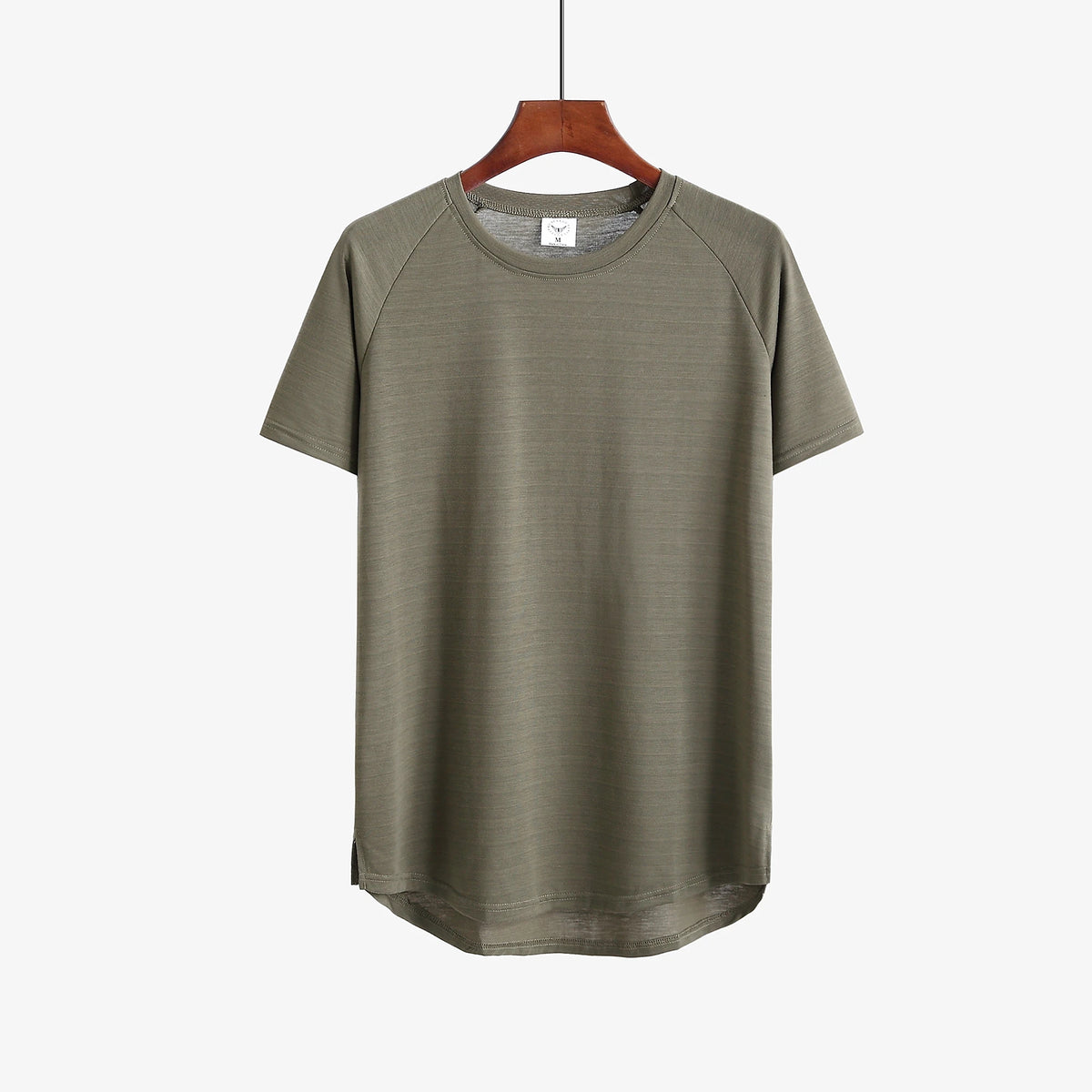 T-shirt uomo in cotone a tinta unita