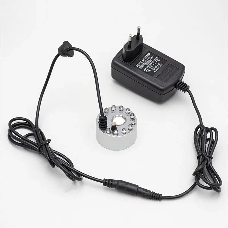 Luz LED mini de calabaza de Halloween con nebulizador, decoración para fiestas navideñas, bonsáis y acuarios, humidificador para fuentes de agua y máquina de niebla