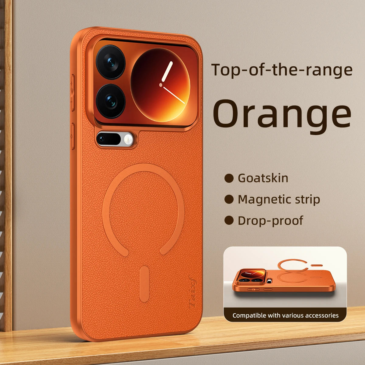 For Xiaomi 18 17 Pro Max Case Magnetic Premium Leather Skin-friendly Shockproof Cover For Mi18 Pro Max Shockproof Bumper Funda