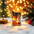 Decoraciones de luces navideñas para el hogar, adornos infantiles, regalo de Navidad y Año Nuevo 2025, decoración de dormitorio, luz nocturna con pilas