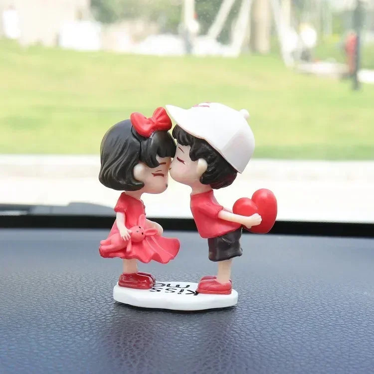 Accesorios para coche interior adorno para mujer bonito creativo de escritorio para parejas regalo de San Valentín decoración para consola central de coche