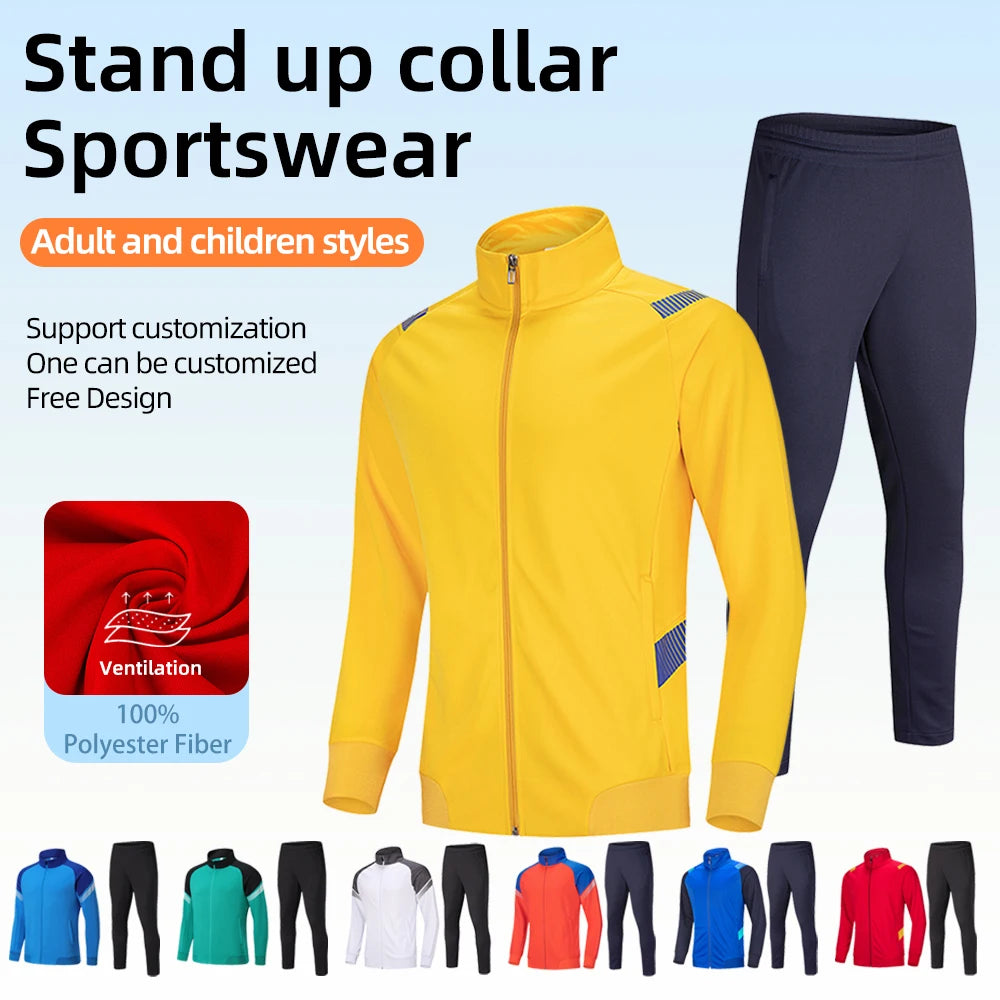 Maglia calcio a maniche lunghe per adulti e bambini
