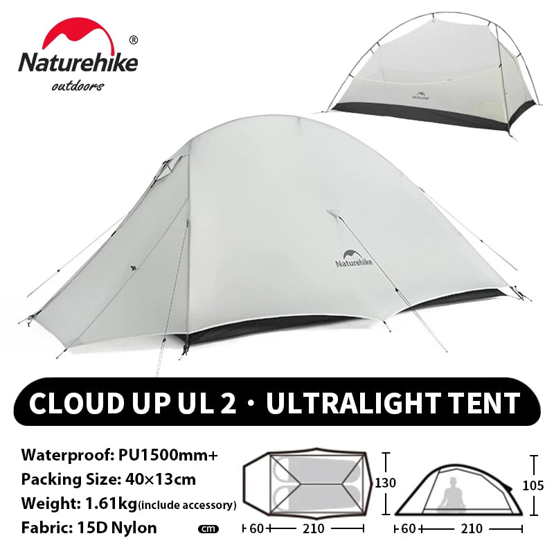 Tenda da trekking Naturehike Cloud Up per 2 persone