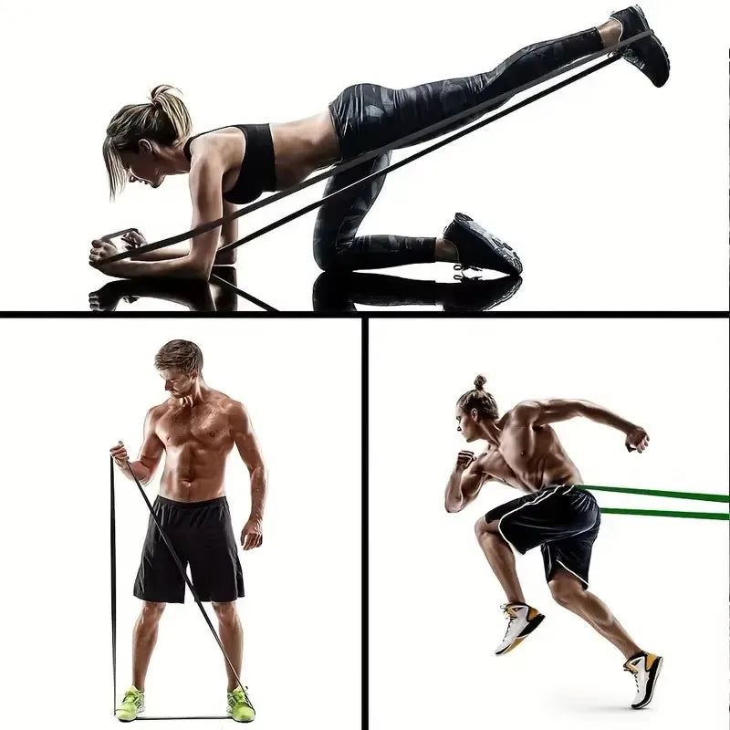 Set da quattro bande elastiche per allenamento