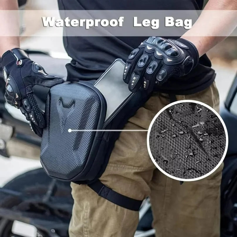 Motorcycle Leg Tank Bag Waterproof Waist Pack Crossbody Rider Biker Drop Thigh Motocross Moto Gear Men Women