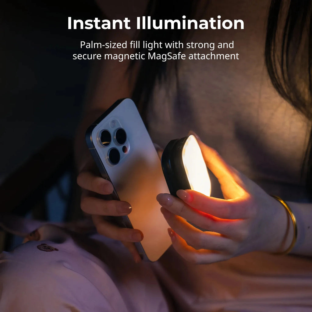 SmallRig Vibe P48 MagSafe Handy-LED-Videoleuchte für iPhone 16 15 14 Pro Max, Fülllicht und Handyhalter für Selfies, Videos und Vlogs