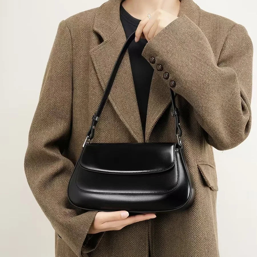 Luxury Designer Women Shoulder Crossbody Bags Small Pu Leather Trend Female Underarm Bag Fashion Ladies Flap Handbags Bolsas