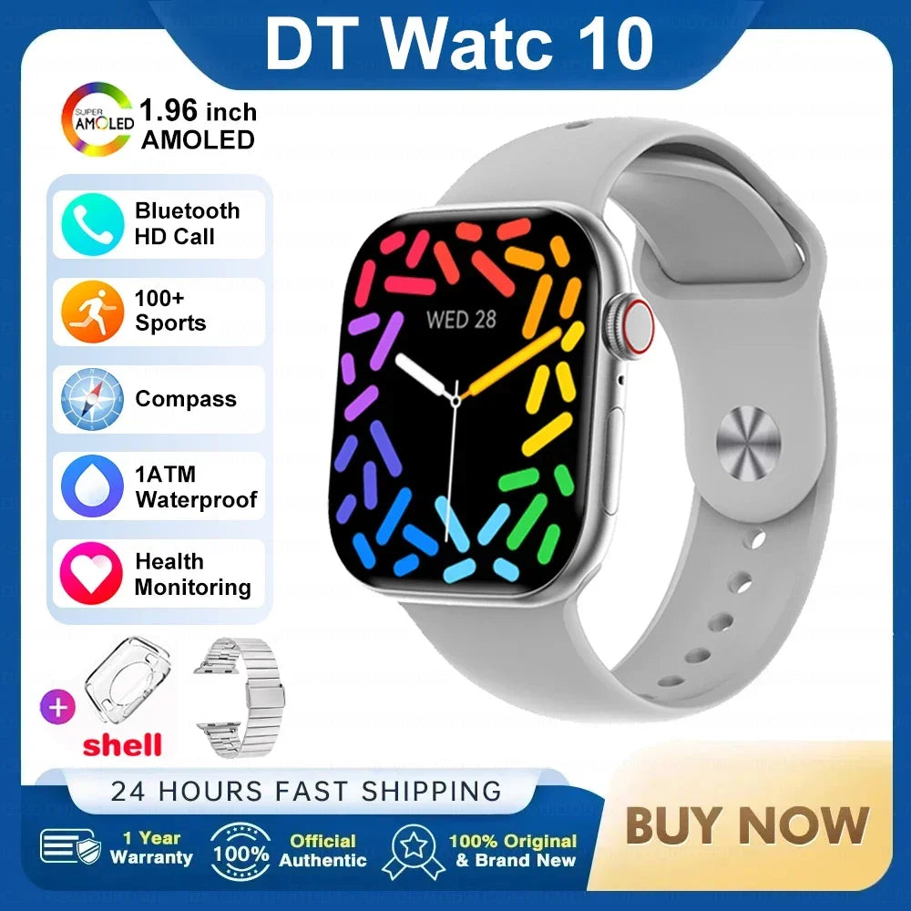 ZODVBOZ DT Watch 10 smartwatch AMOLED da 1,96″