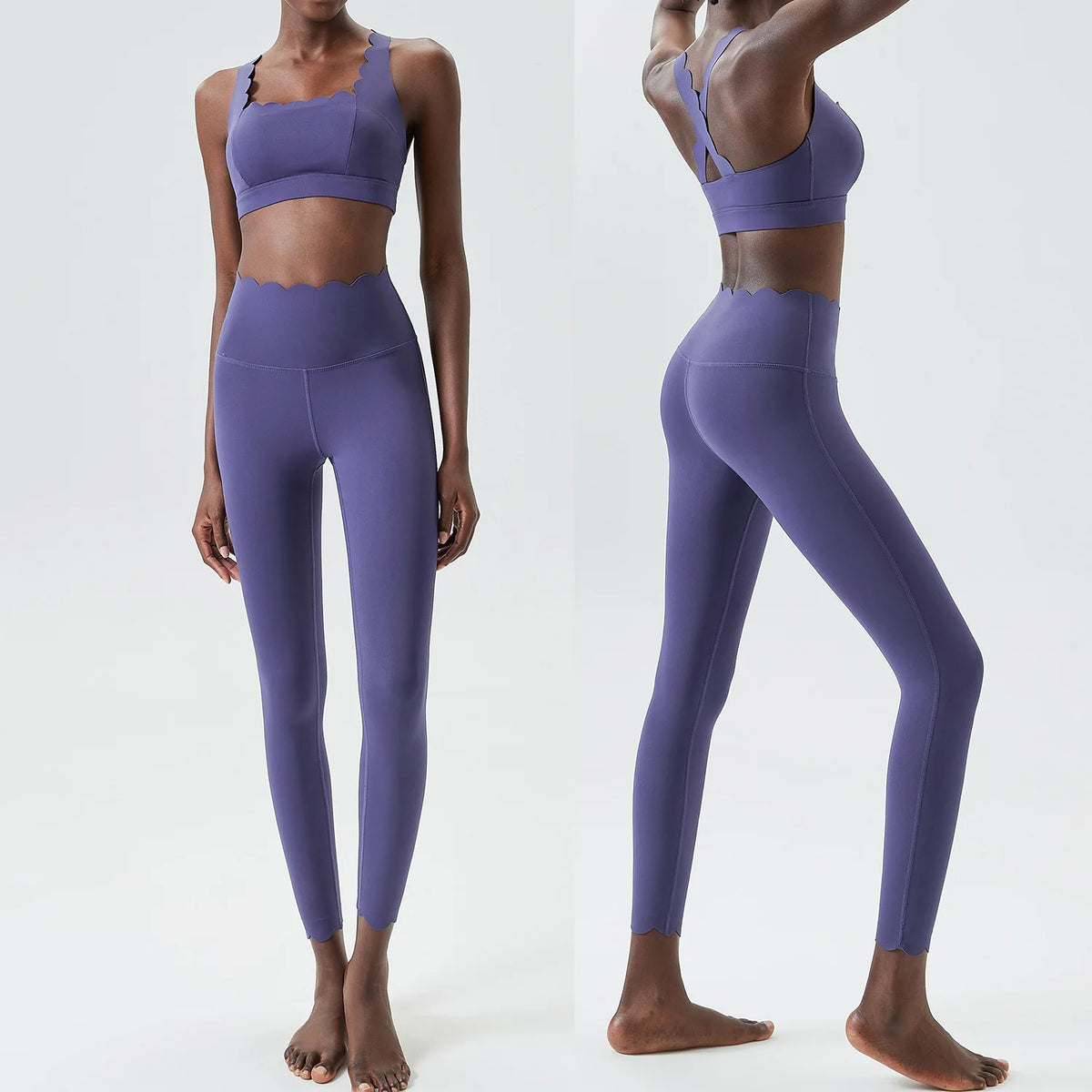 Ensemble yoga femme, 2 pièces