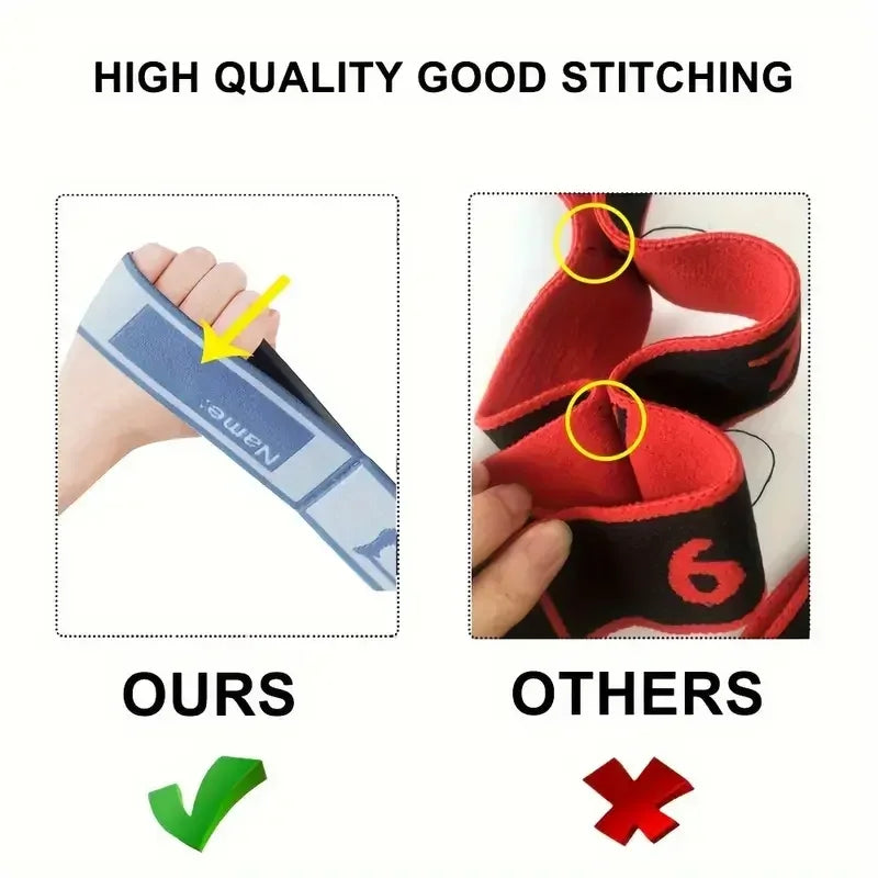 90 cm Yoga Stretching Belt with Adjustable Loops