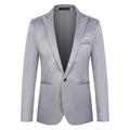 Men's Casual Business Trendy Suit Jacket Autumn Light Luxurious Slim Non-ironing Anti-wrinkle Solid Color Versatile Suit