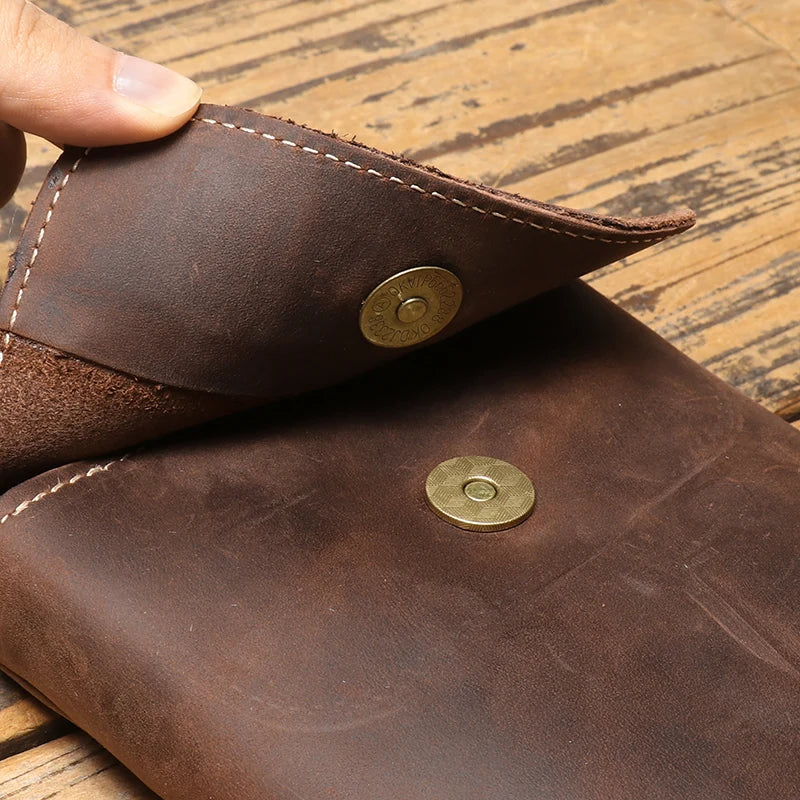 LEATHFOCUS Genuine Leather Sling Bag