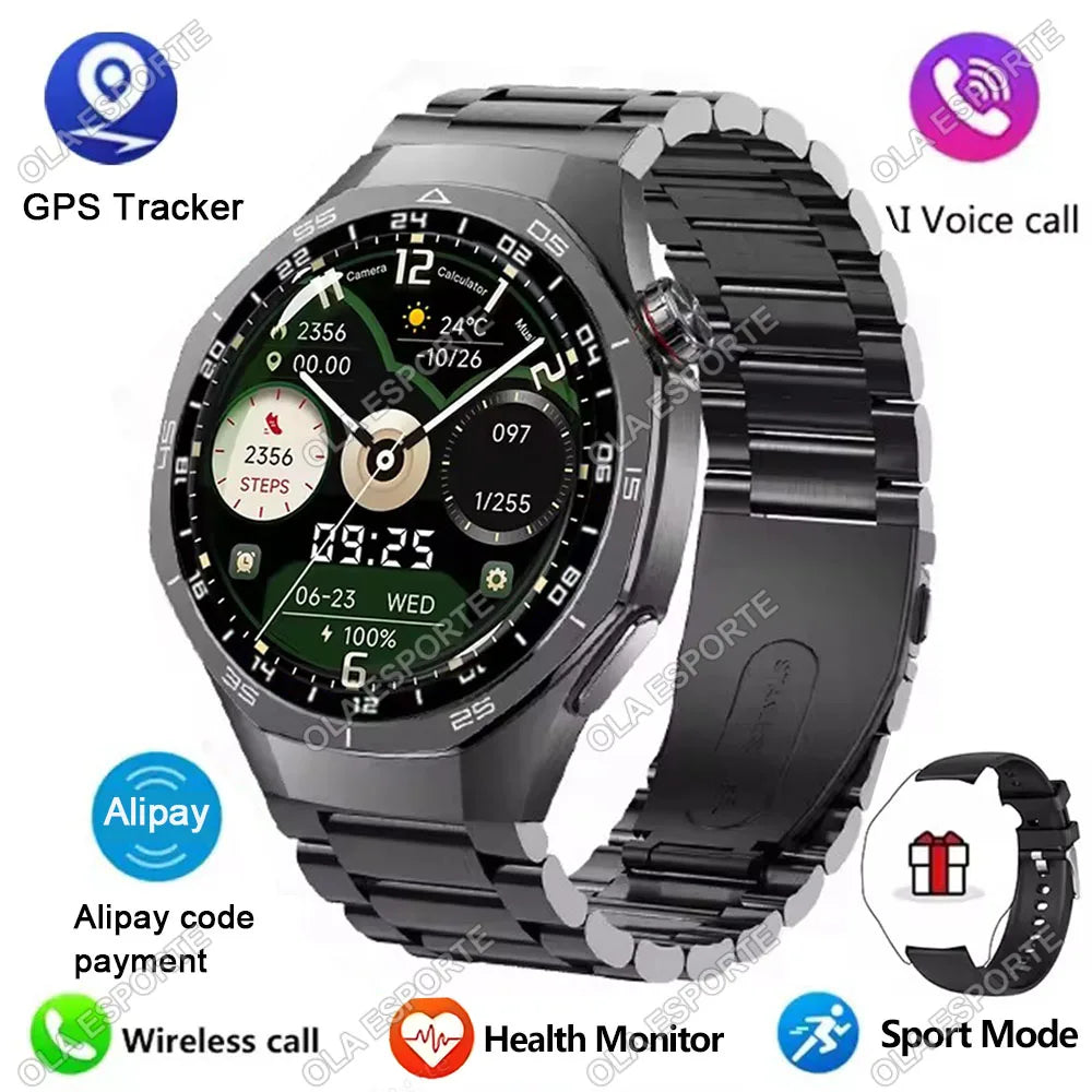 GPS Bluetooth Calling Smartwatch with Voice Assistant