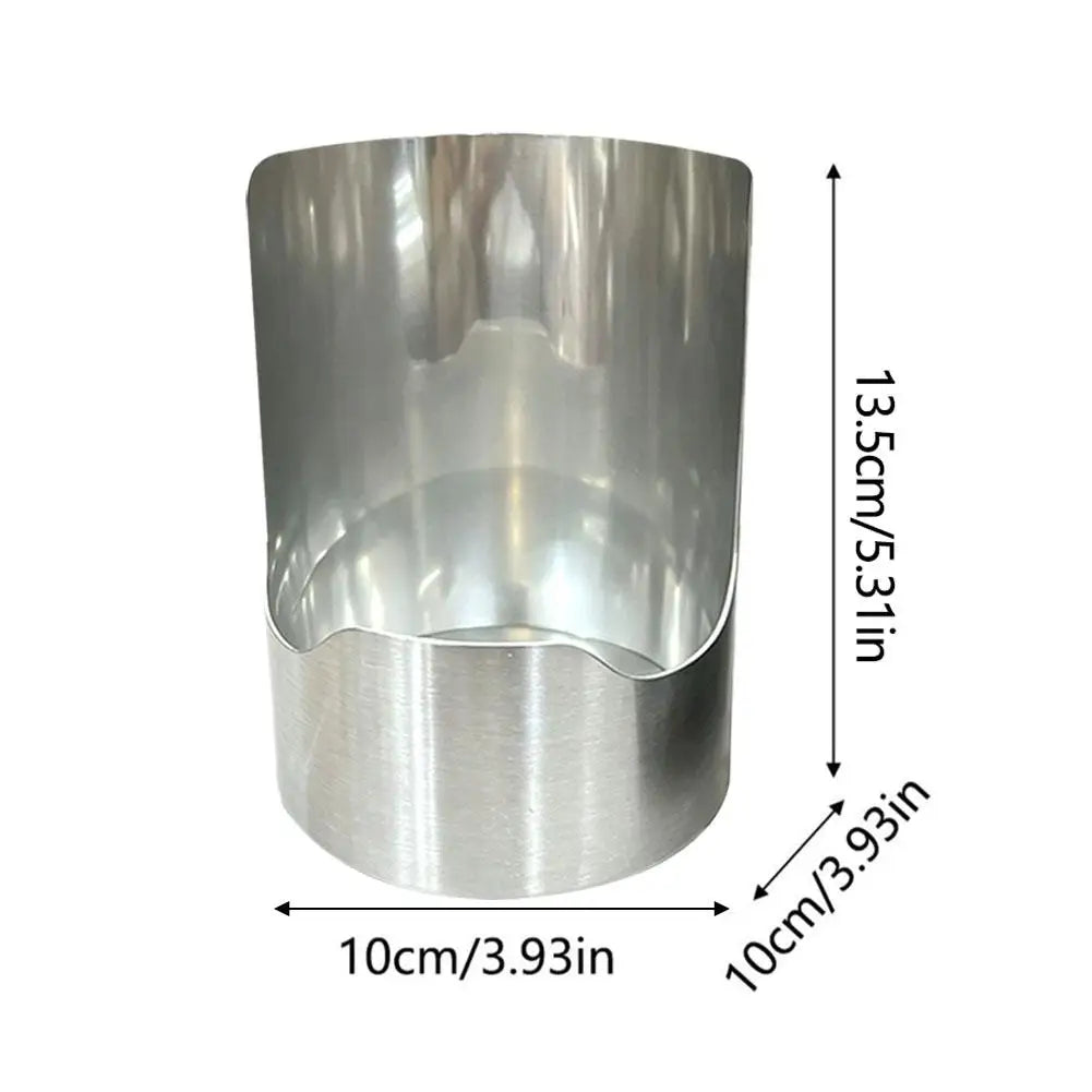 2in1 Stainless Steel Spoon Holder Rack Steel Lid and Utensil Holder, Multipurpose Kitchen Organizer for Spoons, Ladles, Cutting