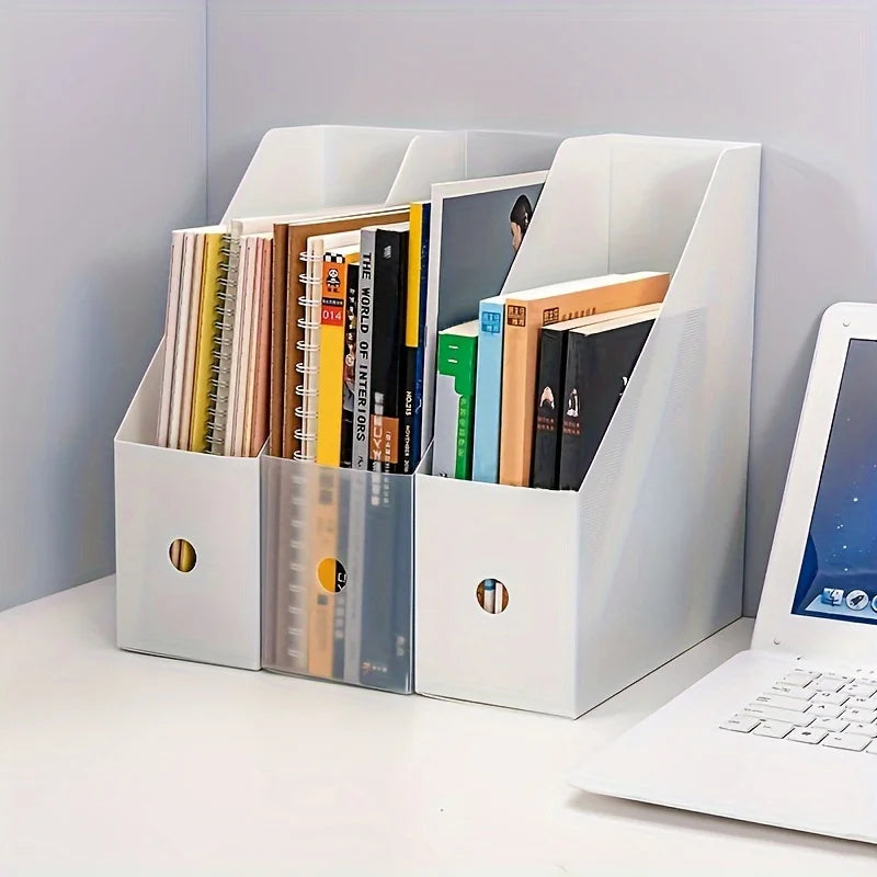 Plastic Desktop Book and File Organizer