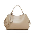 HIFASHION Medium Genuine Leather Shoulder Bag Women Elegant Top Handle Purses Daily Commuter Crossbody Luxury Ladies Handbags