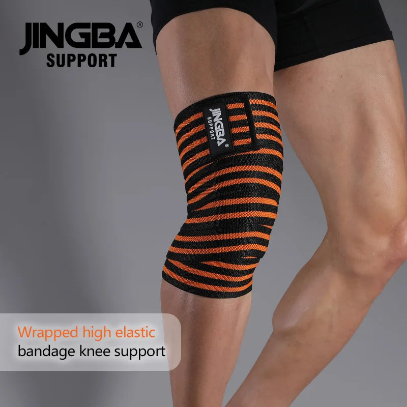 Elastic Knee Wraps for Weight Training