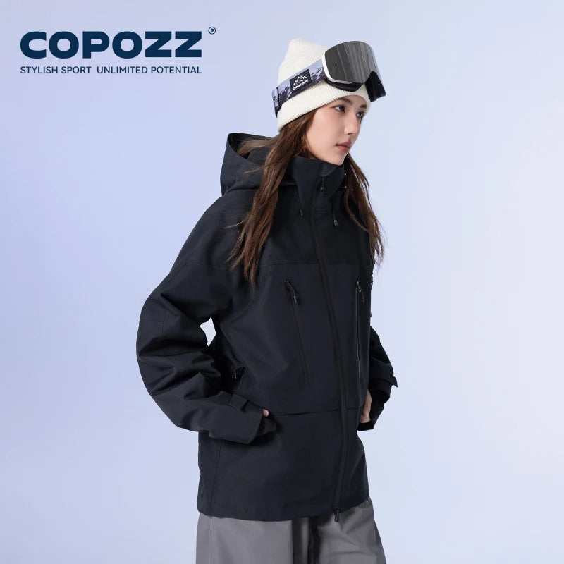 Giacca da sci COPOZZ 24304 con cappuccio