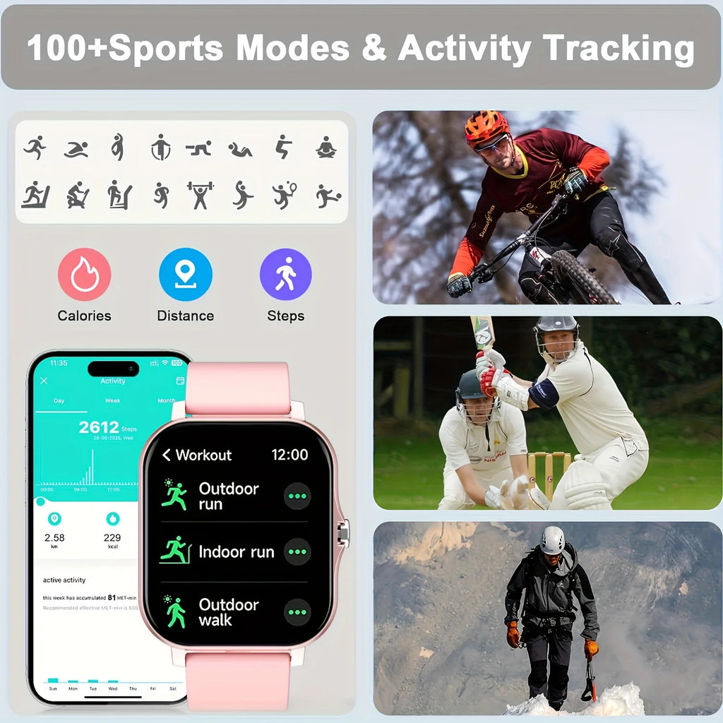 ERUN 1.83-Inch Bluetooth Calling Smartwatch