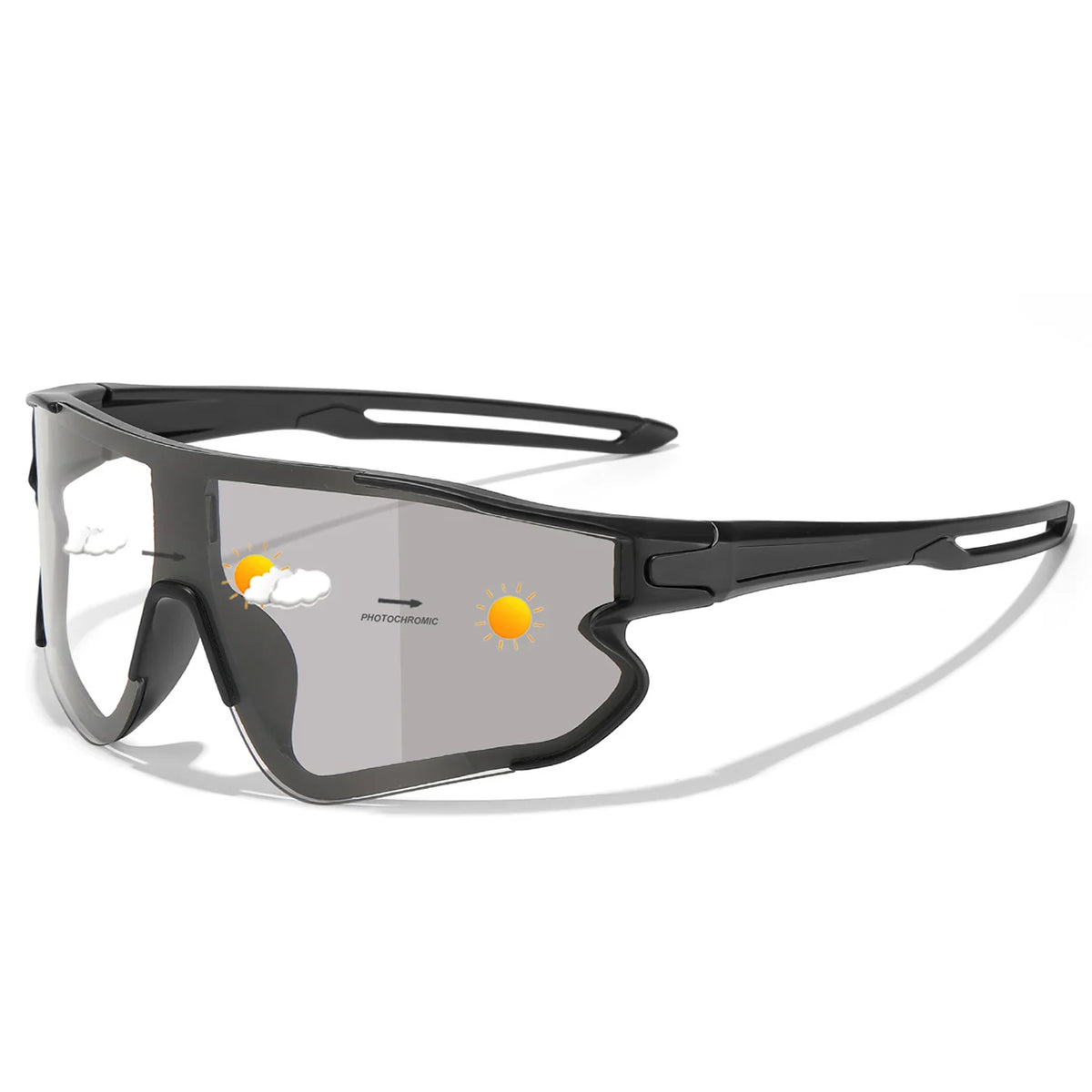 New Style Brand Photochromic Eyewear for Men and Women, MTB and Cycling Glasses, Running and Fishing Glasses, Comfortable Windproof Goggles