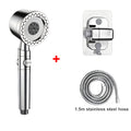 Pommeau de douche à main en ABS avec 5 modes d’économie d’eau, débit puissant, portable, avec filtre pour salle de bains, ensemble de buses pour robinet de douche