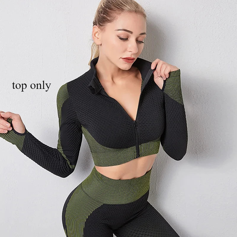 Ensemble yoga femme, haut et legging