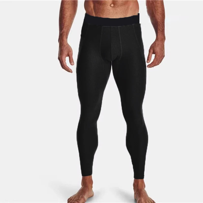 Men’s Running Leggings – Full-Length Sports Tights