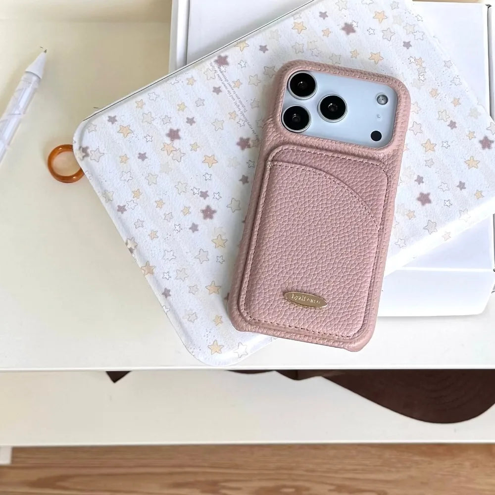 Cards Holder Wallet Leather Phone Case for Apple IPhone 18 17 Air 16 Pro Max 15 Plus 14  11 13 12  Purse Card Protective Cover