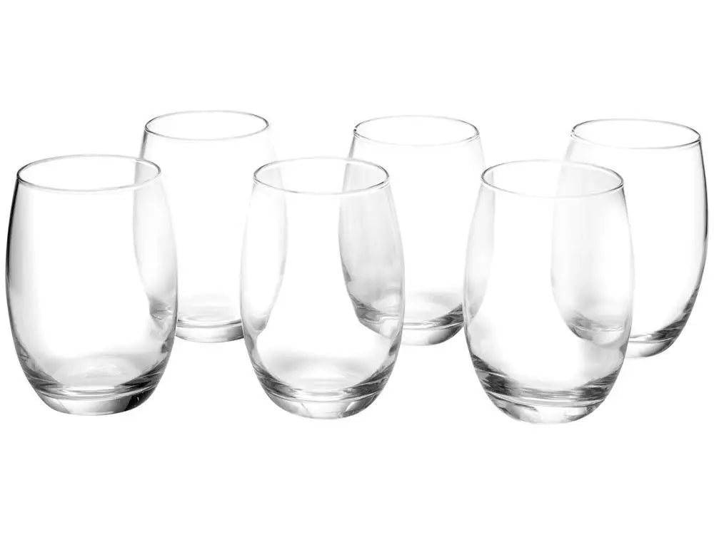 Nadir 6-Piece 465ml Glass Tumbler Set
