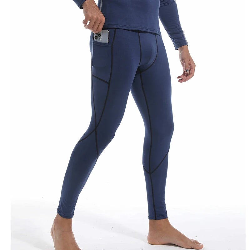 Men’s Running Leggings – Full-Length Sports Tights