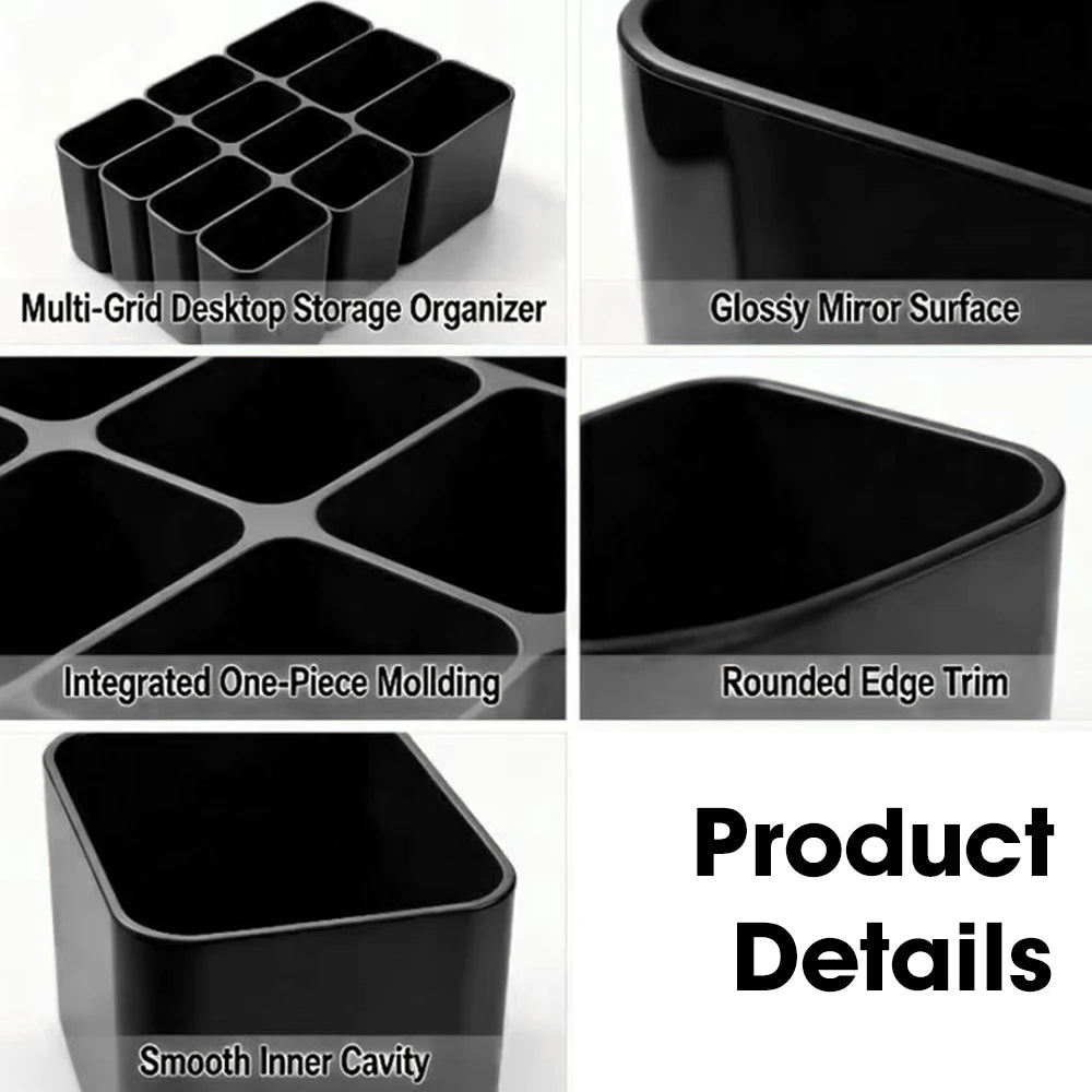 3D-Printed Cable Organizer Box, 11 or 22 Compartments