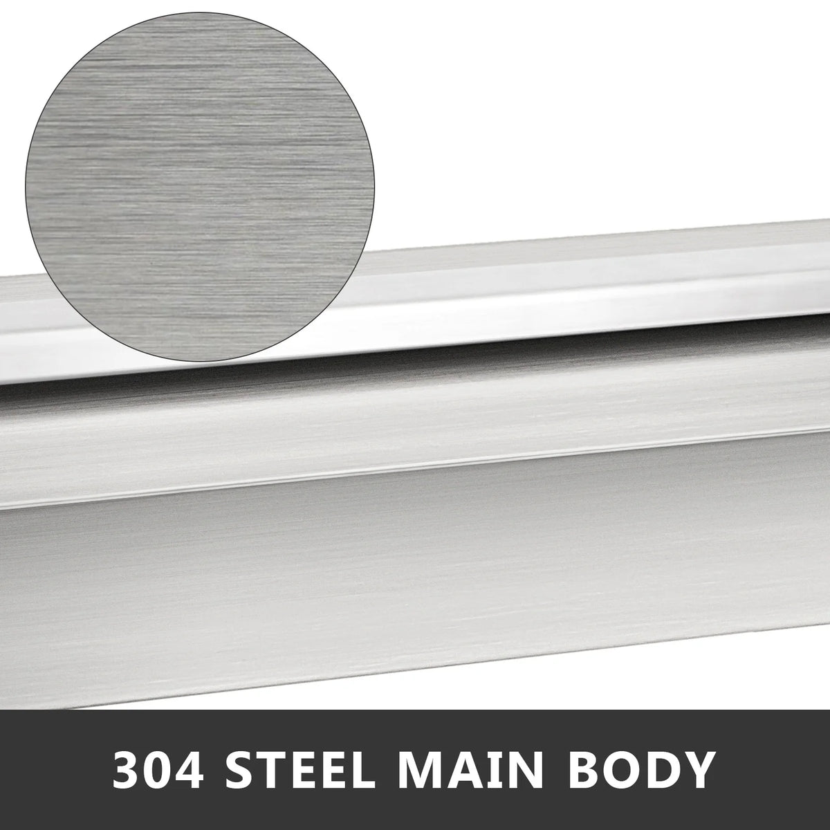 SucceBuy Waterfall Pool Fountain Stainless Steel W/ Pipe Connector Spillway Outdoor Pond Rectangular Swimming Pool Fountain