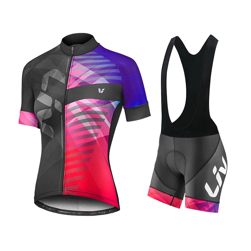 Conjunto de ropa de ciclismo Liv 2023 nuevo para mujer, camiseta de ciclismo, traje de ropa para bicicleta, versión Liv Team, traje de competición, ropa de ciclismo femenina
