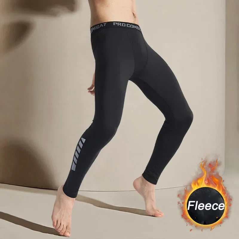 Leggings sportivi invernali da uomo