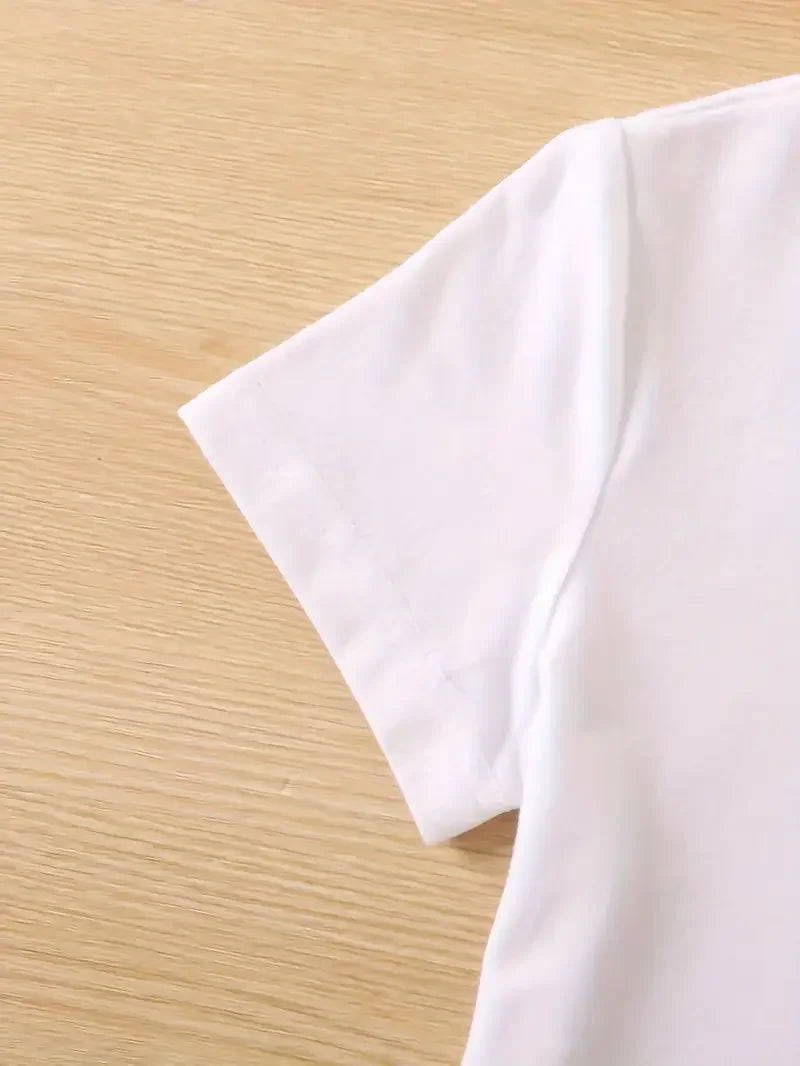 T-shirt da donna con stampa grafica di motociclista
