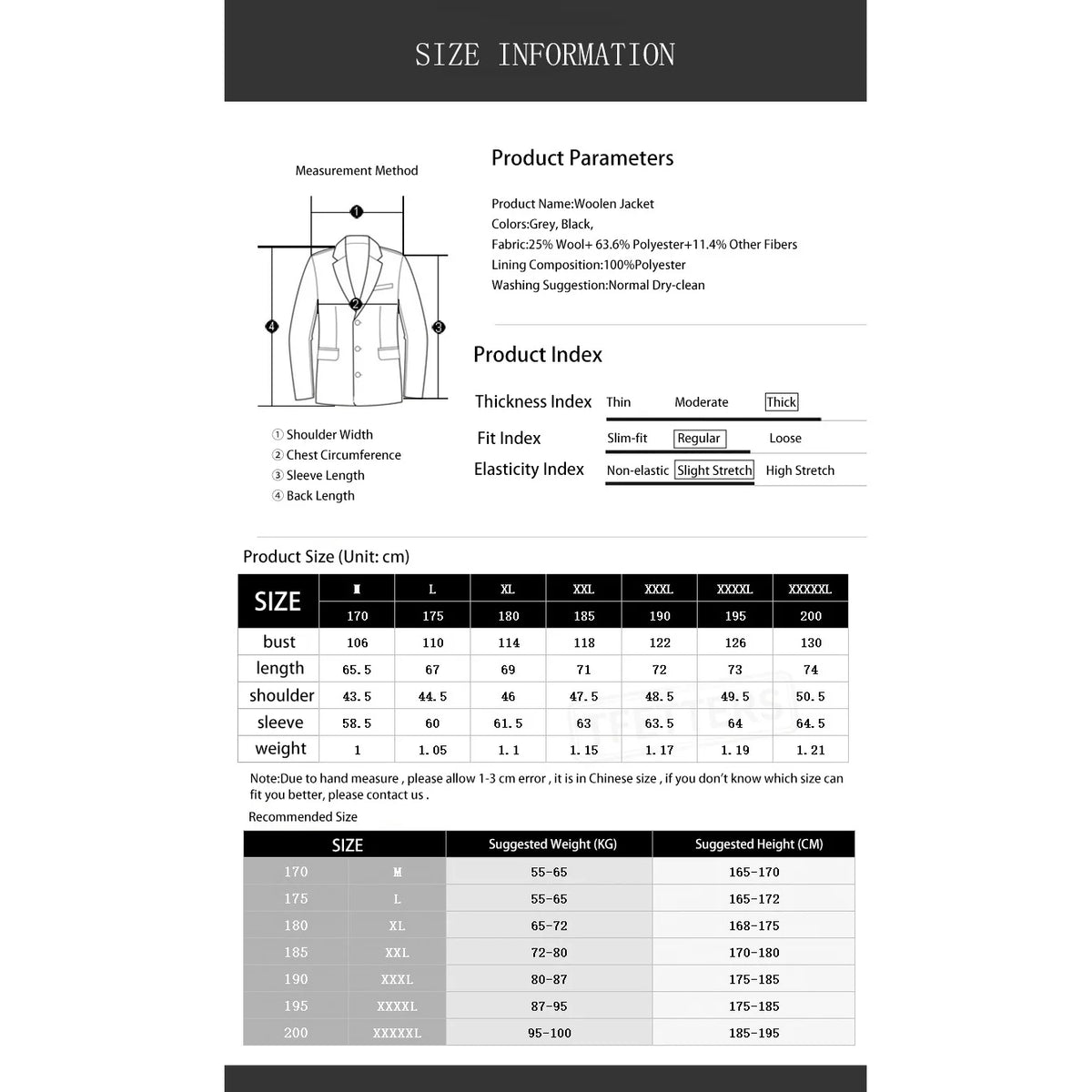 2026 Autumn Winter Business Casual Men Wool Jacket Thickened Cotton Lined Short Notch Lapel Coat Commute Man Woolen Outerwear