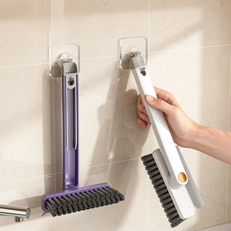 Spazzola 4 in 1 per fughe e superfici del bagno