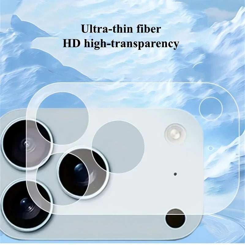 5pcs HD Transparent Matte Camera Protector for IPhone 18 17 Pro Max 18 17 Pro Full Cover Clear Backplate Lens Film Cap