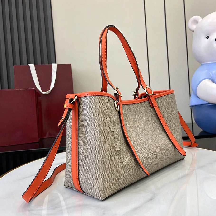 Classic Designer Women Handbag Modern Designer Style Smooth Touch PU Leather Removable Shoulder Crossbody Strap Spacious Lightweight Purse For Daily Casual Shopping Social Gathering