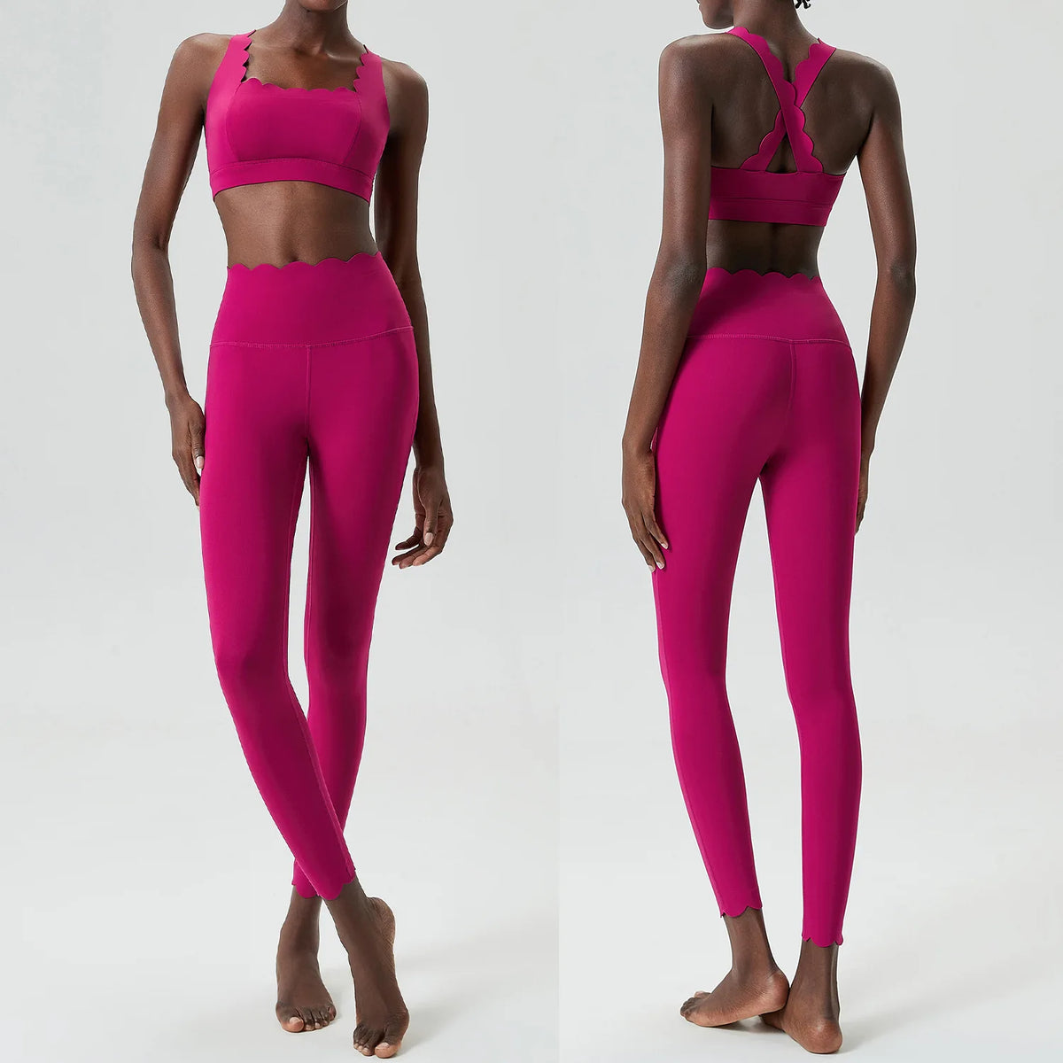 Ensemble yoga femme, 2 pièces