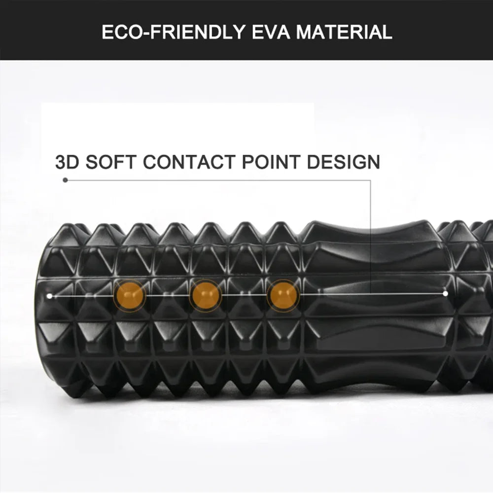 Foam Massage Roller for Yoga, Fitness and Stretching