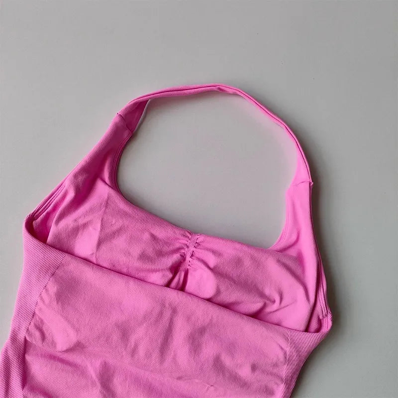 Women’s Halter-Neck Yoga Bra Top