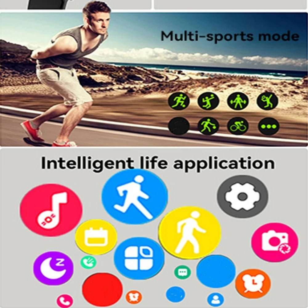 CHAONB Y68 smartwatch with Bluetooth calls and 2.01″ TFT display