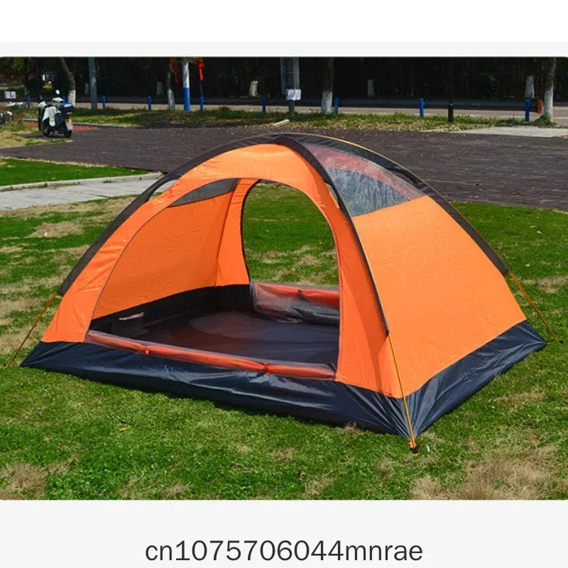 Outdoor Camping, Aluminum Pole Tent, Rainstorm Proof, Portable Mountaineering, Two People and Three People with Snow Skirt